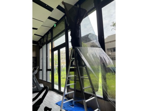 建築玻璃隔熱紙施工案例